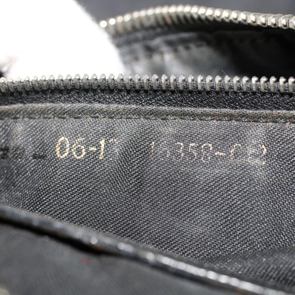 FENDI Zucca Canvas Shoulder Bag Nylon Black 50534