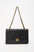 Chanel Classic Medium Double Flap Bag with 24k gold plated hardware