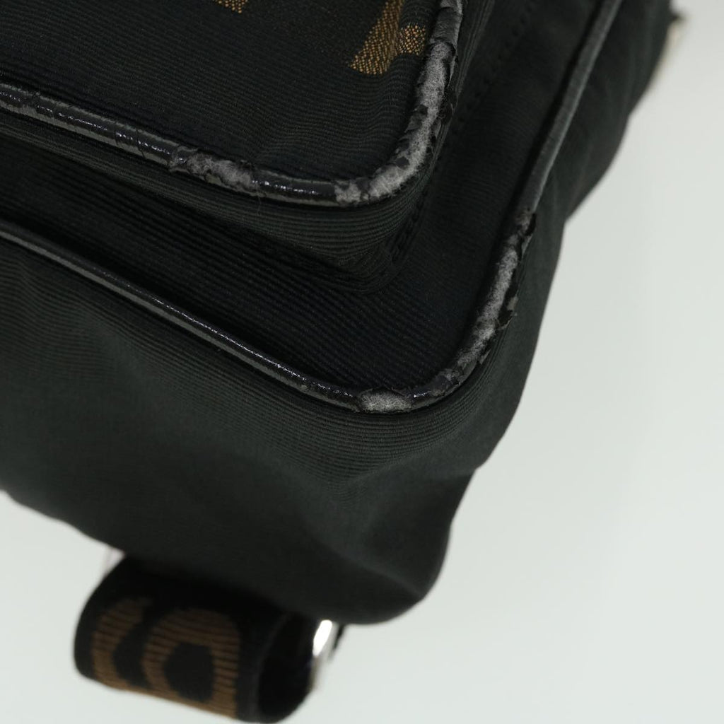 FENDI Backpack Nylon Black 50596