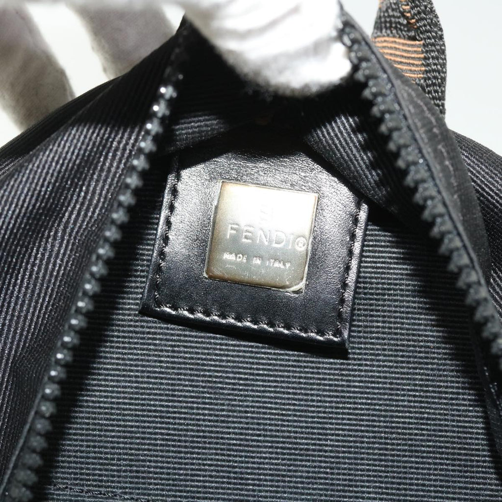 FENDI Backpack Nylon Black 50596