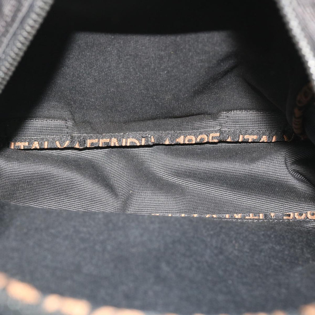 FENDI Backpack Nylon Black 50596