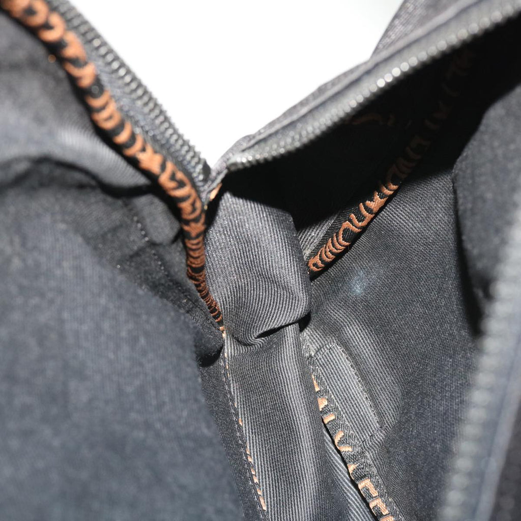 FENDI Backpack Nylon Black 50596