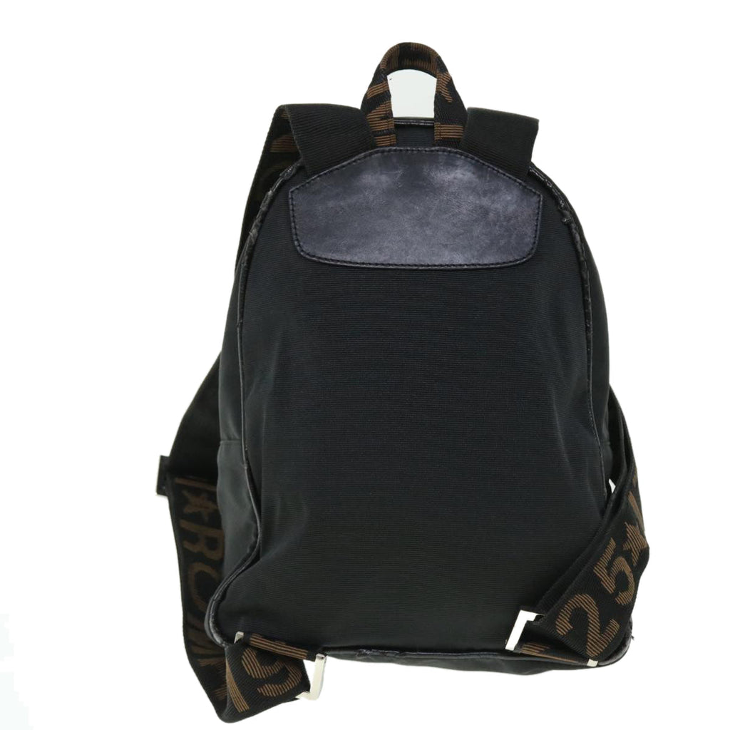 FENDI Backpack Nylon Black 50596