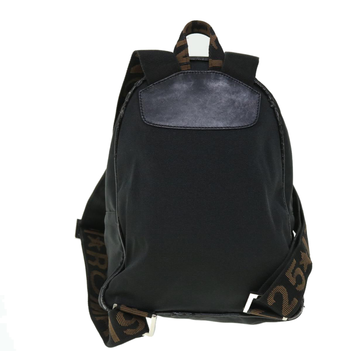 FENDI Backpack Nylon Black 50596