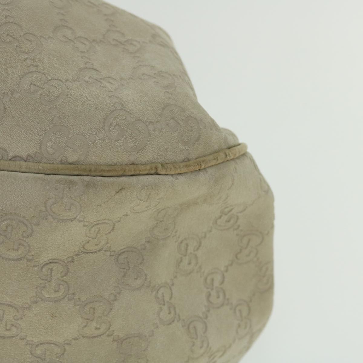 GUCCI GG Canvas Guccissima Shoulder Bag Beige 232955 50740