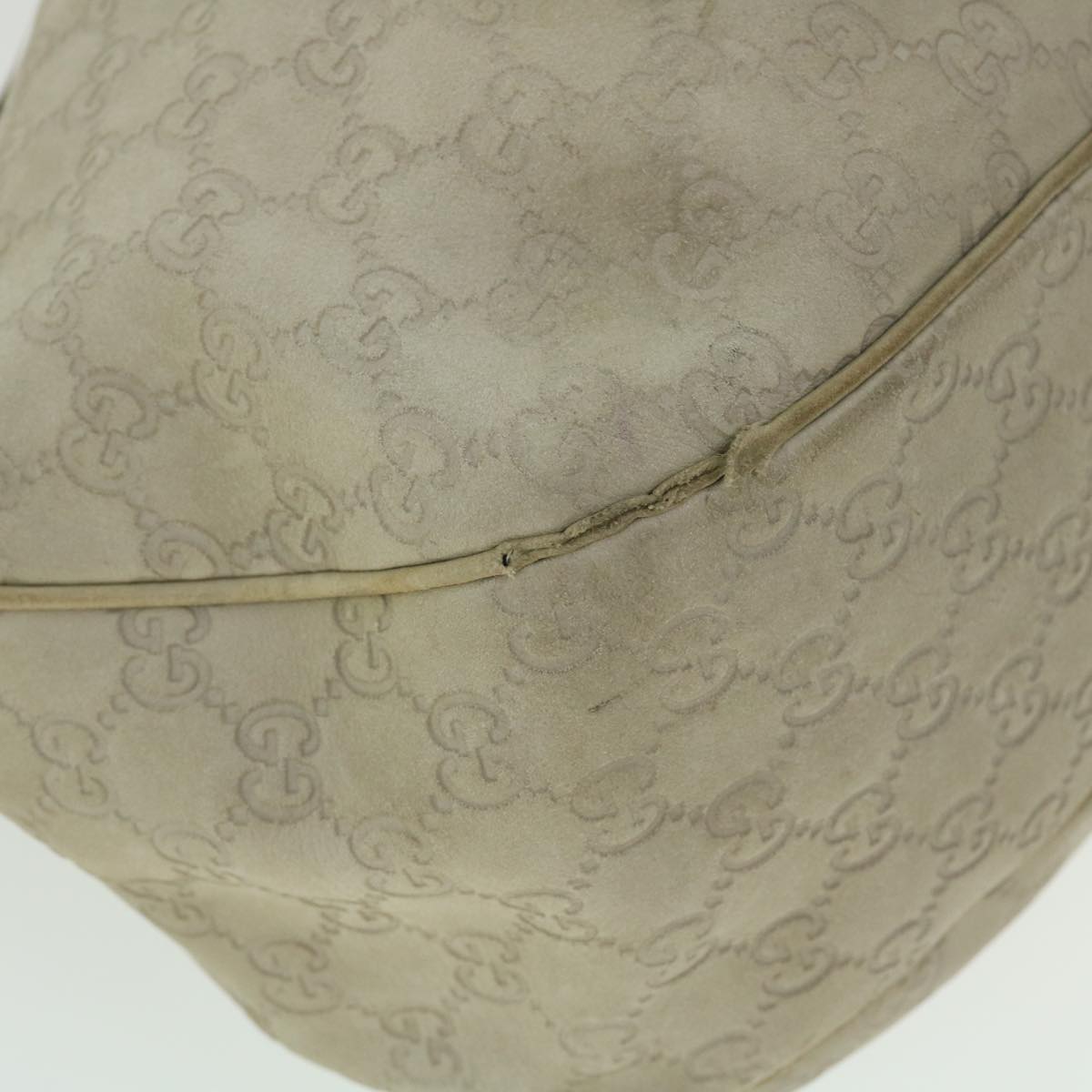 GUCCI GG Canvas Guccissima Shoulder Bag Beige 232955 50740