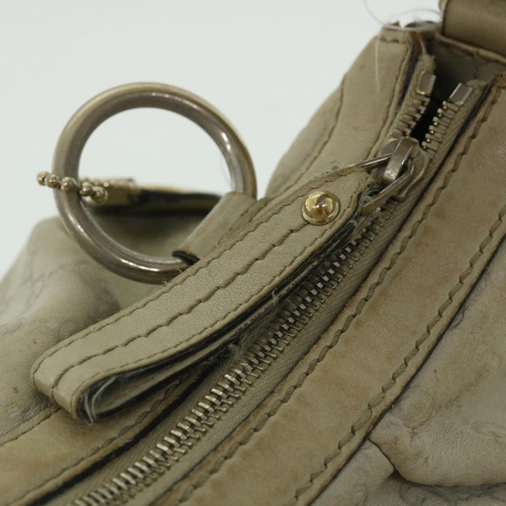 GUCCI GG Canvas Guccissima Shoulder Bag Beige 232955 50740