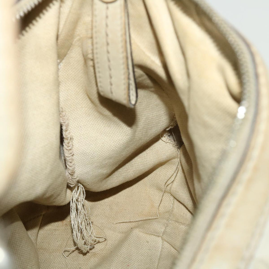 GUCCI GG Canvas Guccissima Shoulder Bag Beige 232955 50740