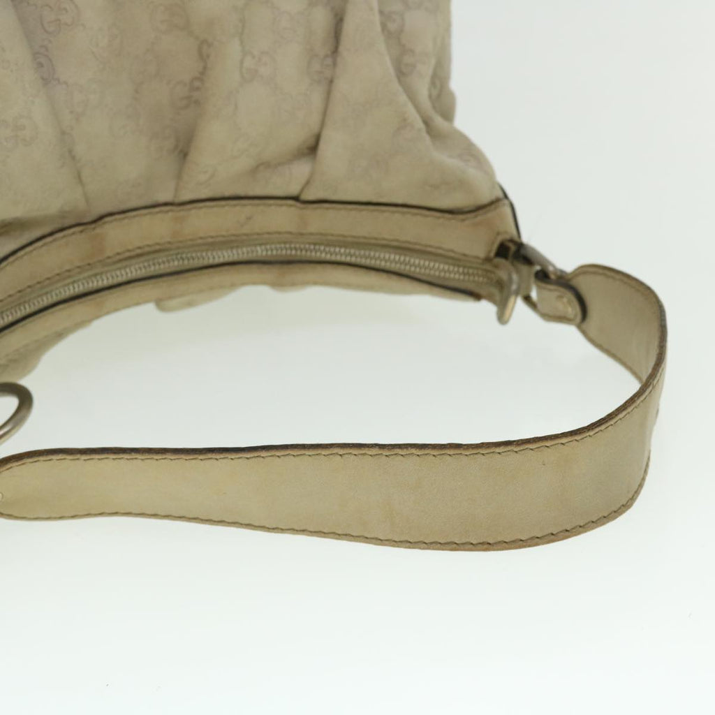 GUCCI GG Canvas Guccissima Shoulder Bag Beige 232955 50740