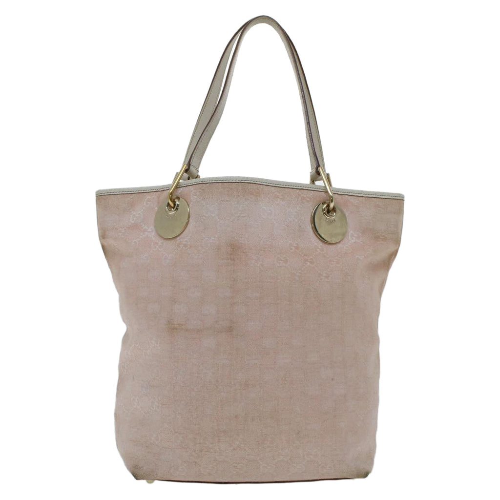 GUCCI GG Canvas Tote Bag Pink 120836 50741