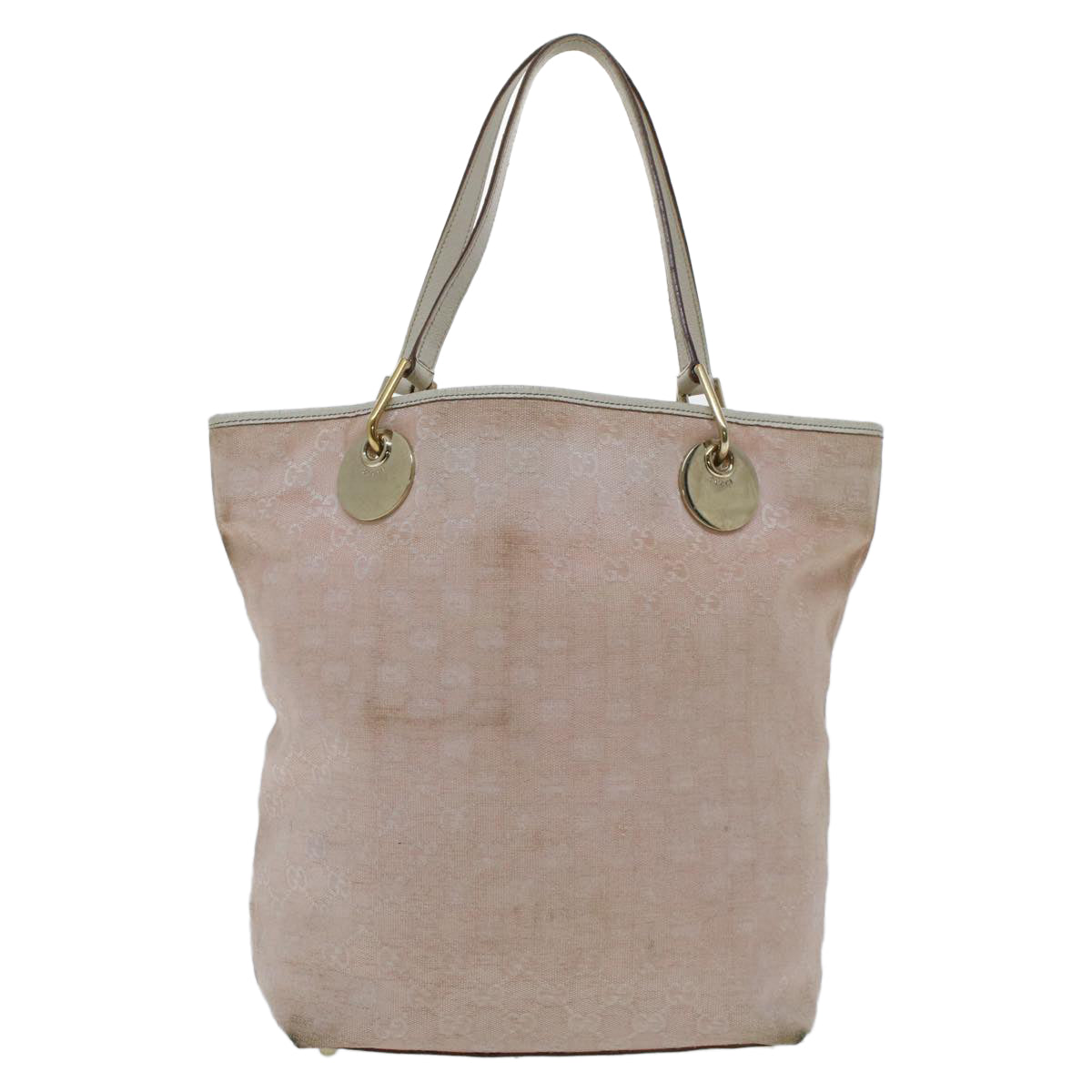 GUCCI GG Canvas Tote Bag Pink 120836 50741
