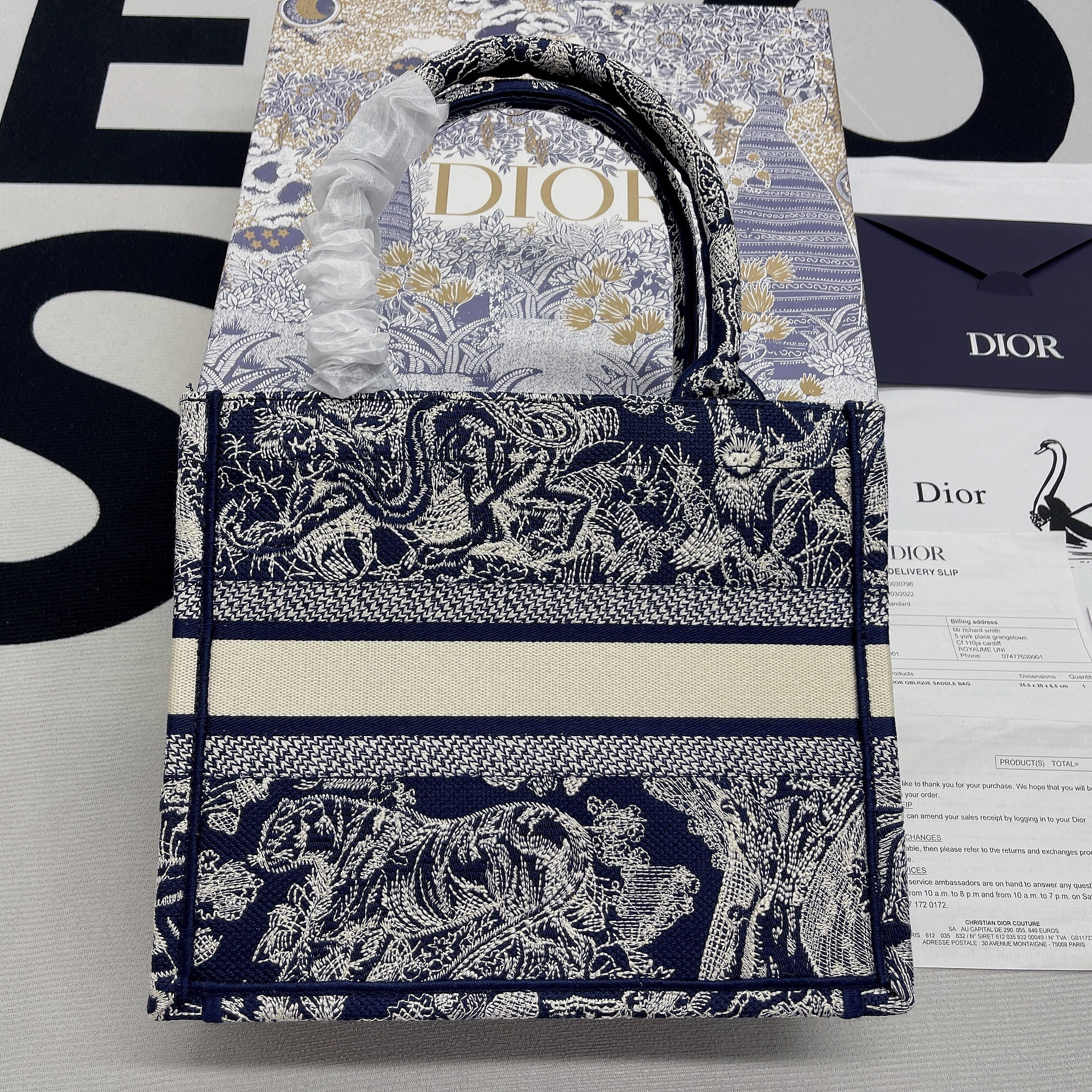 GLAMI Small Book Tote Blue, For Women, WomenÃ¢â‚¬â„¢s Handbags 26.5cm/10.5in CD M1265ZRGO_M928