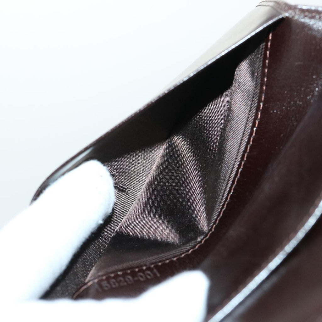FENDI Zucca Canvas Wallet Black Brown 50751