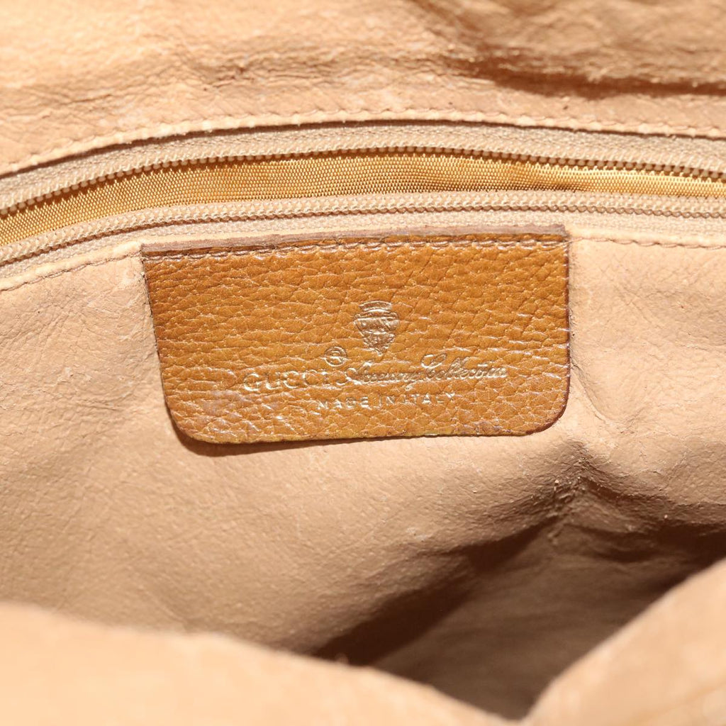 GUCCI GG Canvas Clutch Bag PVC Leather White 156.02.075 50774