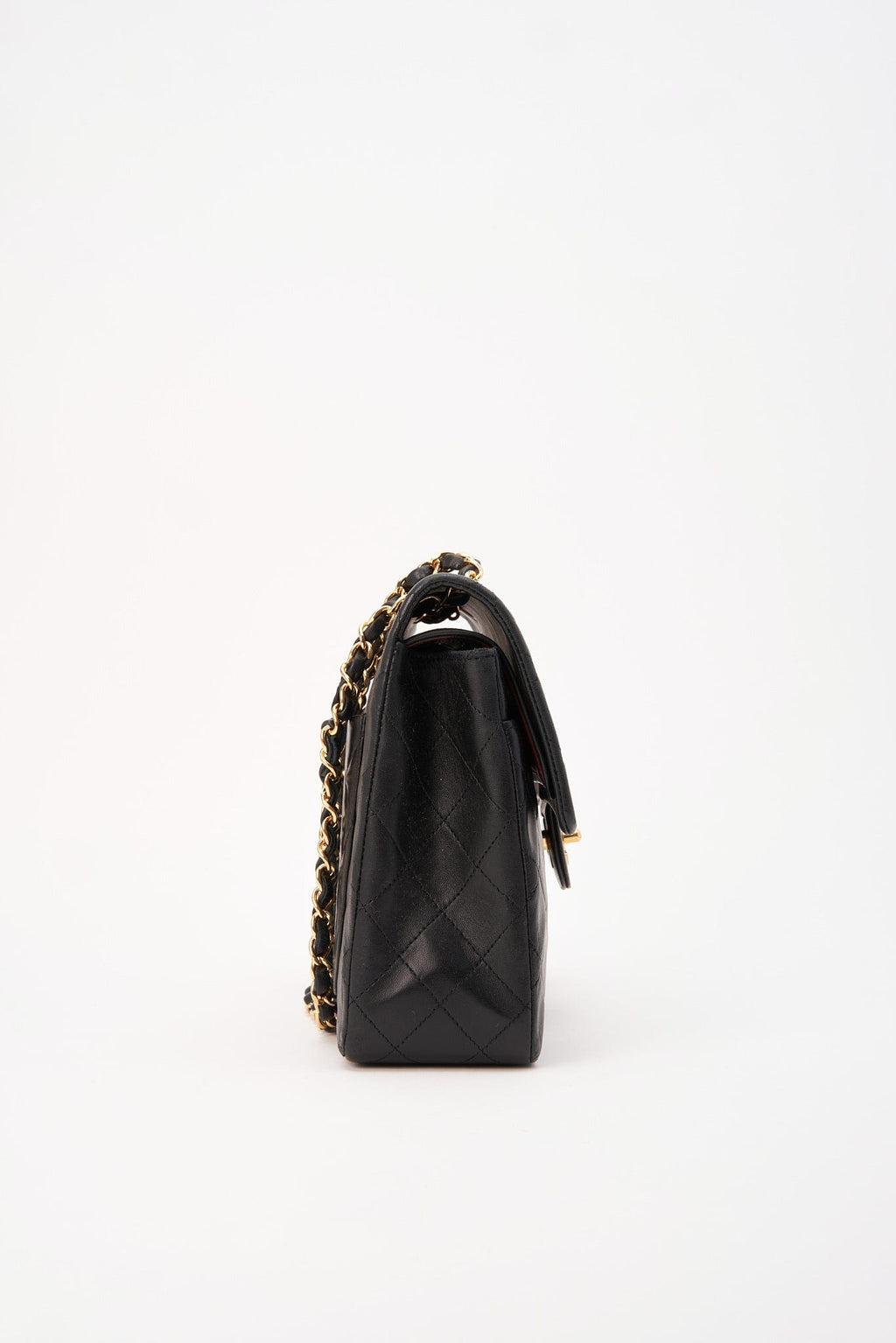 Chanel Classic Medium Square Double Flap Bag with 24k gold plated hardware