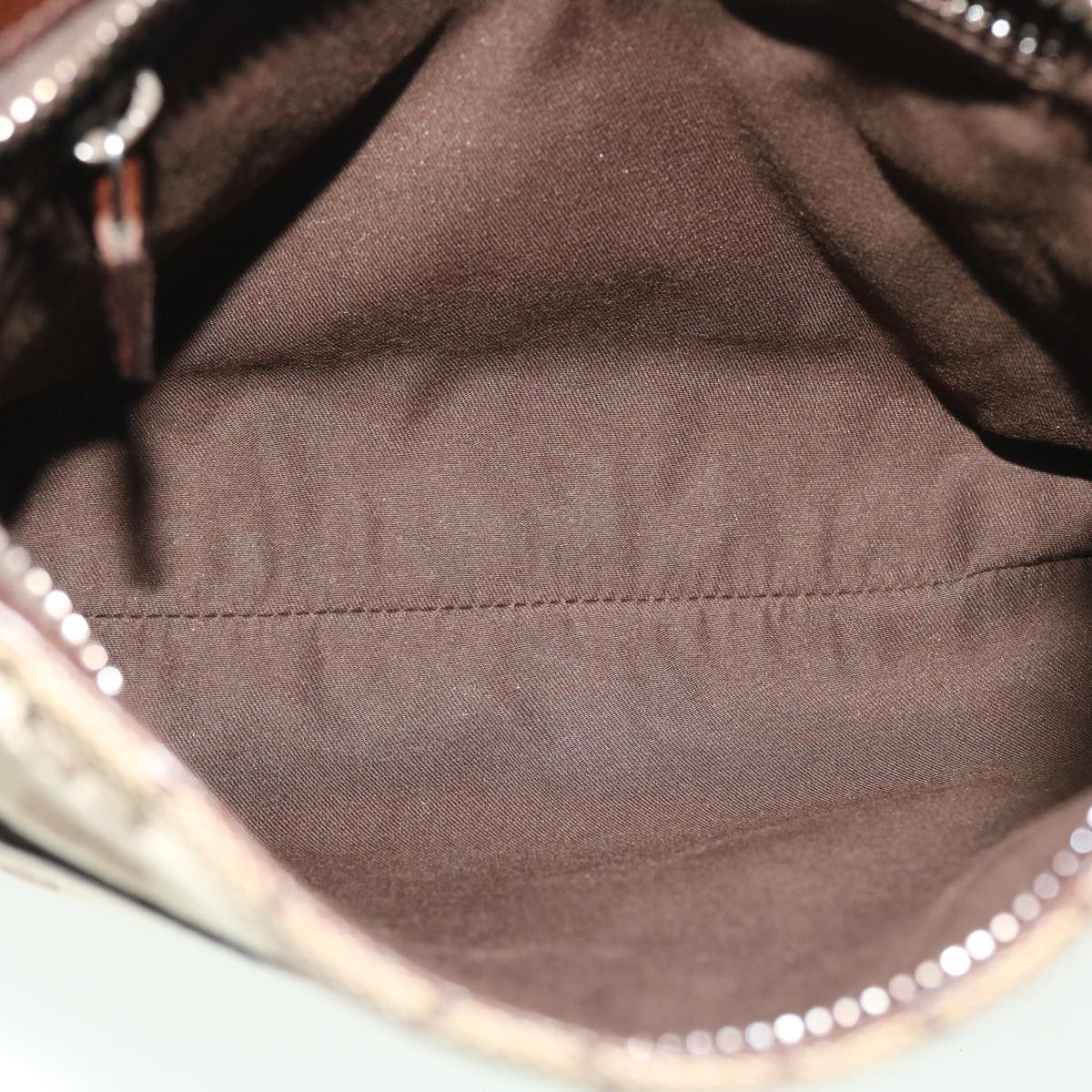 GUCCI GG Canvas Shoulder Bag Leather Beige 122793 467891 50988