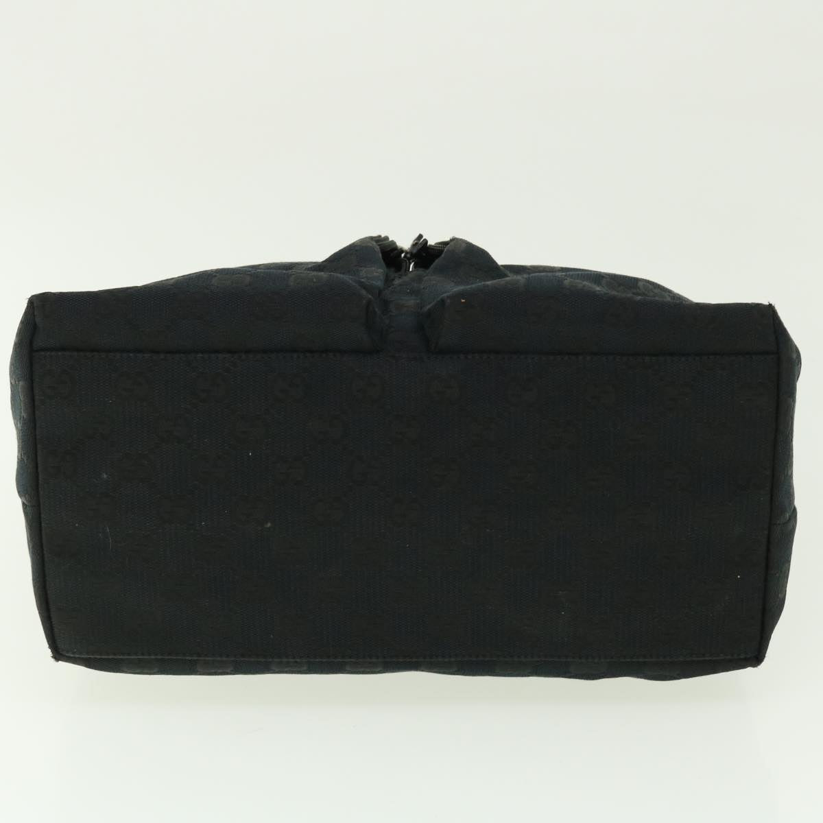 GUCCI GG Canvas Shoulder Bag Leather Black 001 3380 1705 50999