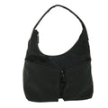 GUCCI GG Canvas Shoulder Bag Leather Black 001 3380 1705 50999