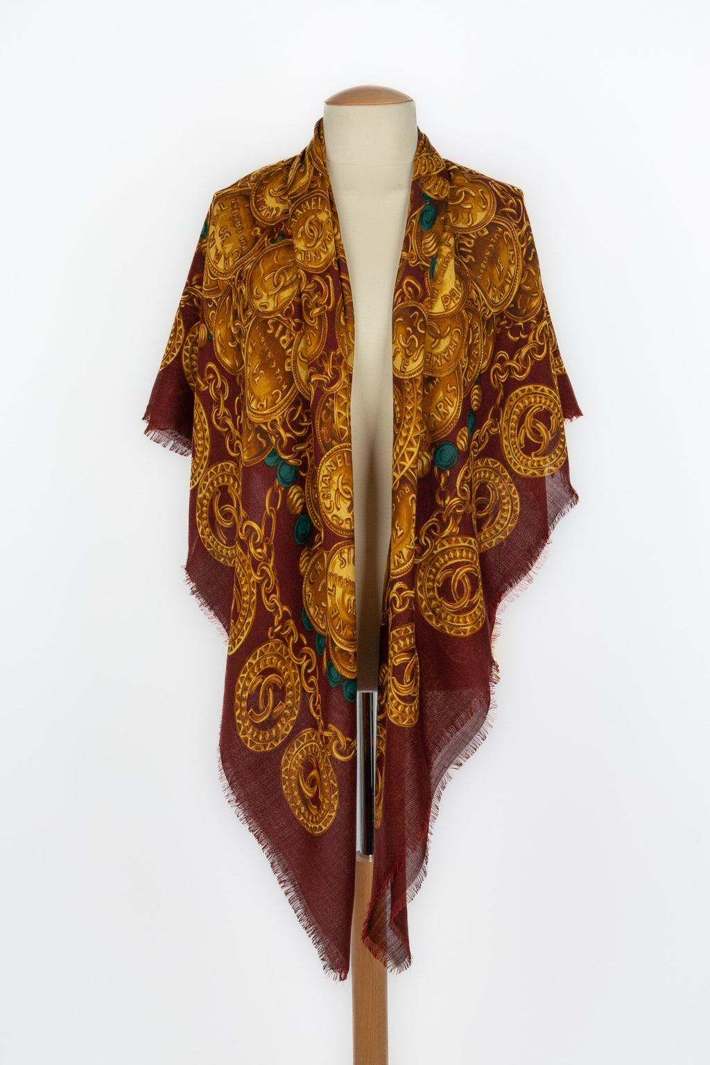 Foulard cachemire et soie Chanel