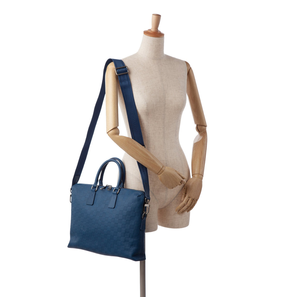 Louis Vuitton Porte-Documents Jour Blue Damier Infini