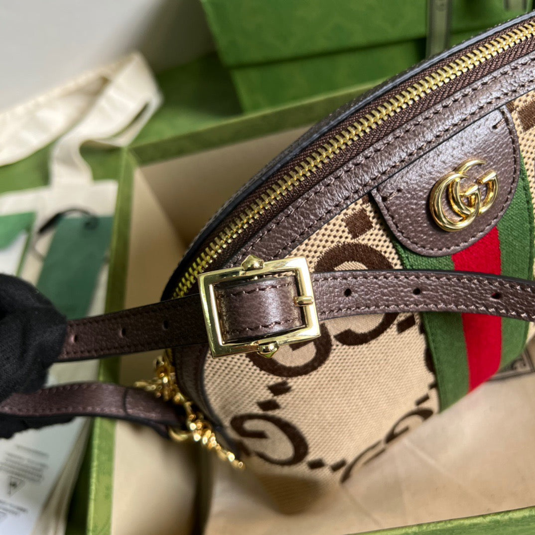 gg Ophidia Jumbo gg Small Shoulder Bag Brown For Women, Women’s Bags 9.3in/24cm gg ‎‎499621 UKMIG 2570