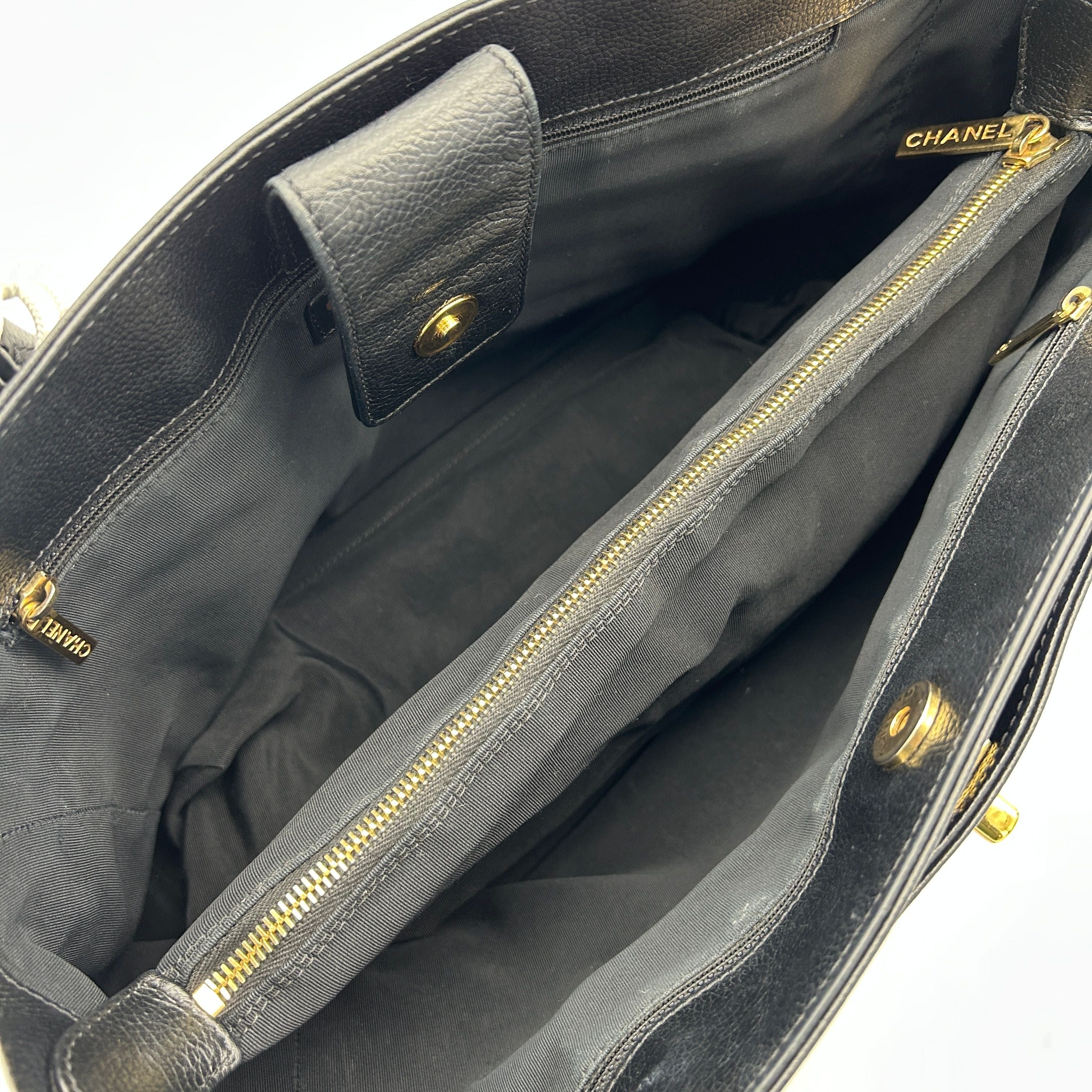 Chanel Medium Executive Cerf Tote Bag - Black Totes, Handbags LA30415