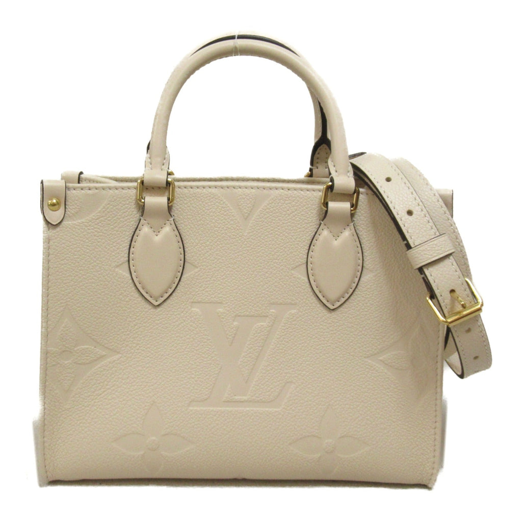 Louis Vuitton Louis Vuitton On The Gor PM Tote Bag 2w Shoulder Bag Leather Monogram Amplant  Ivory M46569