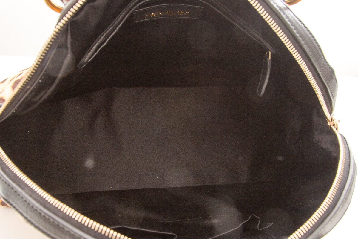 Yves Saint Laurent Cheetah Handle Bag