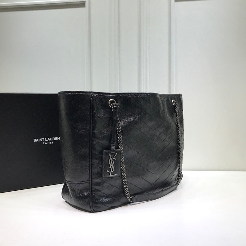 GLAMI Niki Shopping Bag Black For Women 13.8in/35cm YSLÃ‚Â 