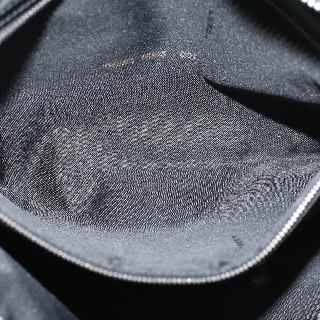 FENDI Zucca Canvas Shoulder Bag Black 51038
