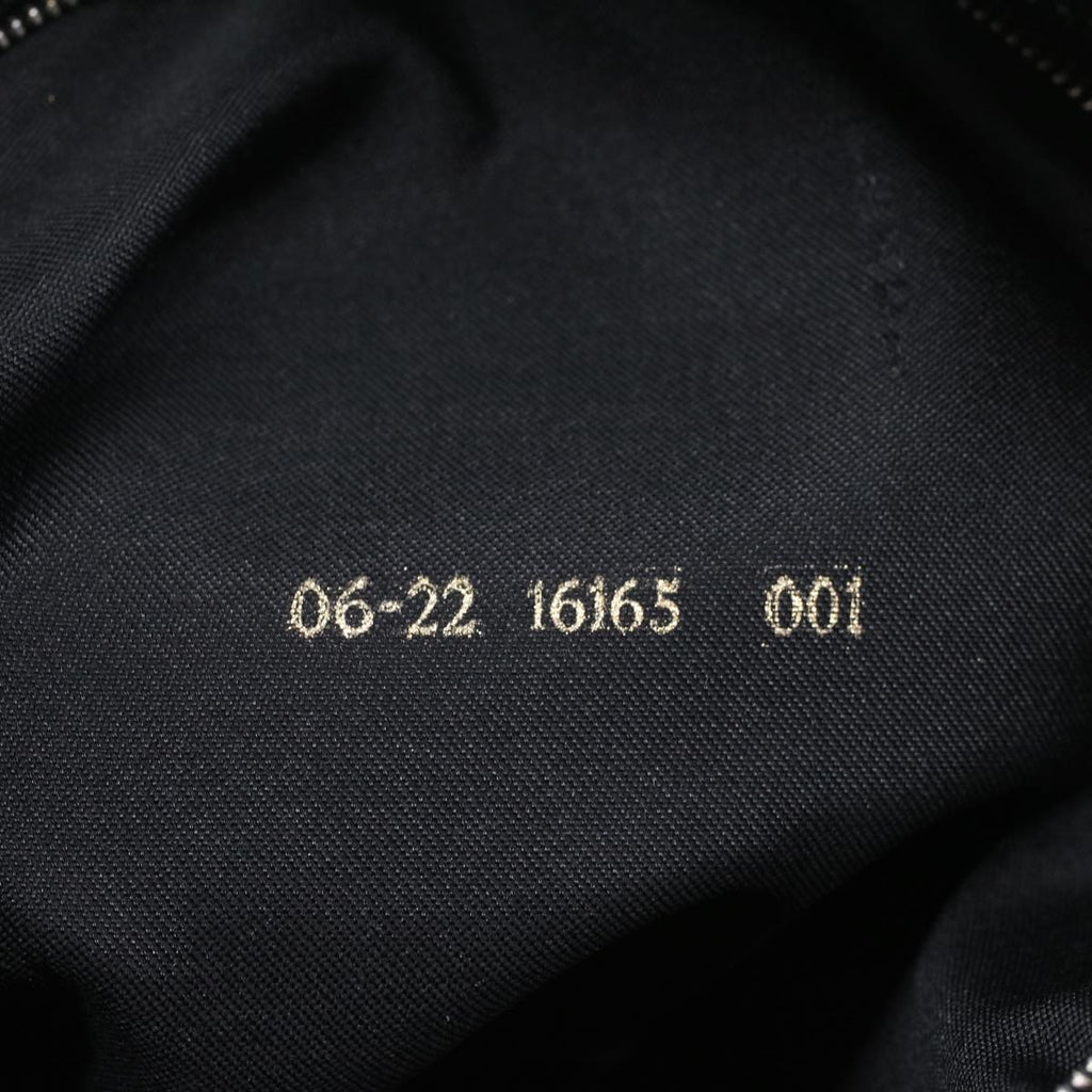 FENDI Zucca Canvas Shoulder Bag Black 51038