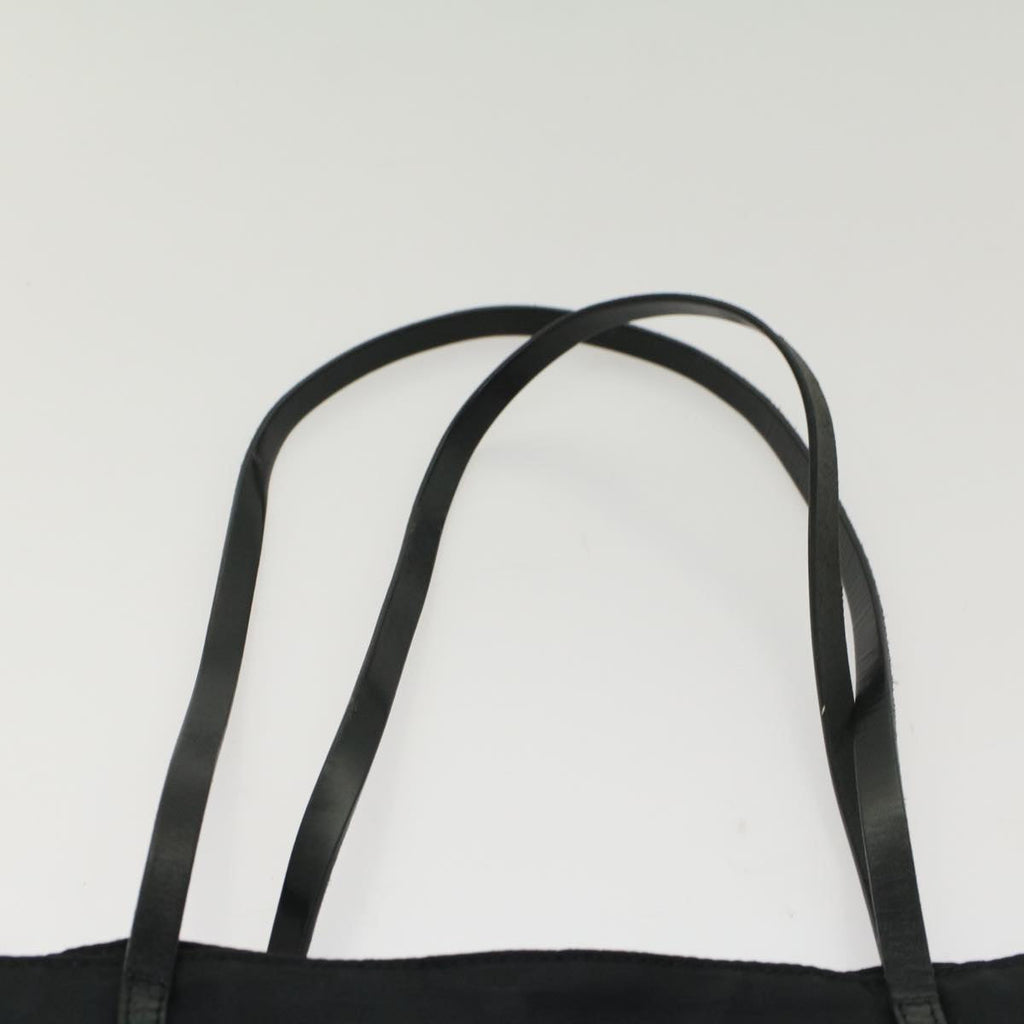 FENDI Zucca Canvas Shoulder Bag Black 51038