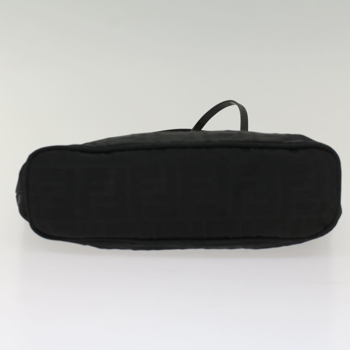 FENDI Zucca Canvas Shoulder Bag Black 51038