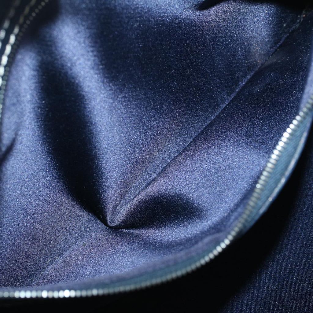 FENDI Zucchino Canvas Hand Bag Navy 51041