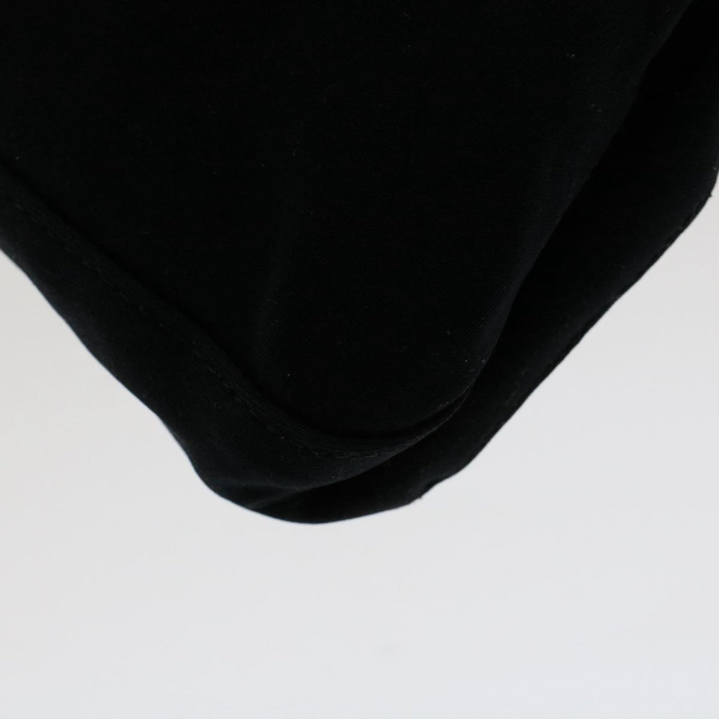 FENDI Mamma Baguette Shoulder Bag Nylon Black 51049