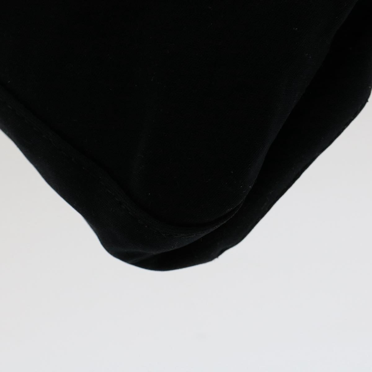 FENDI Mamma Baguette Shoulder Bag Nylon Black 51049