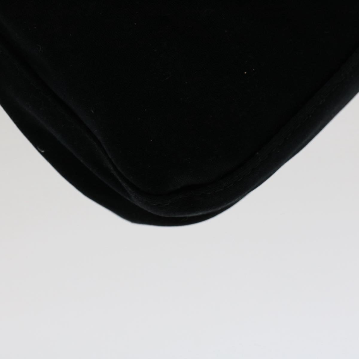 FENDI Mamma Baguette Shoulder Bag Nylon Black 51049