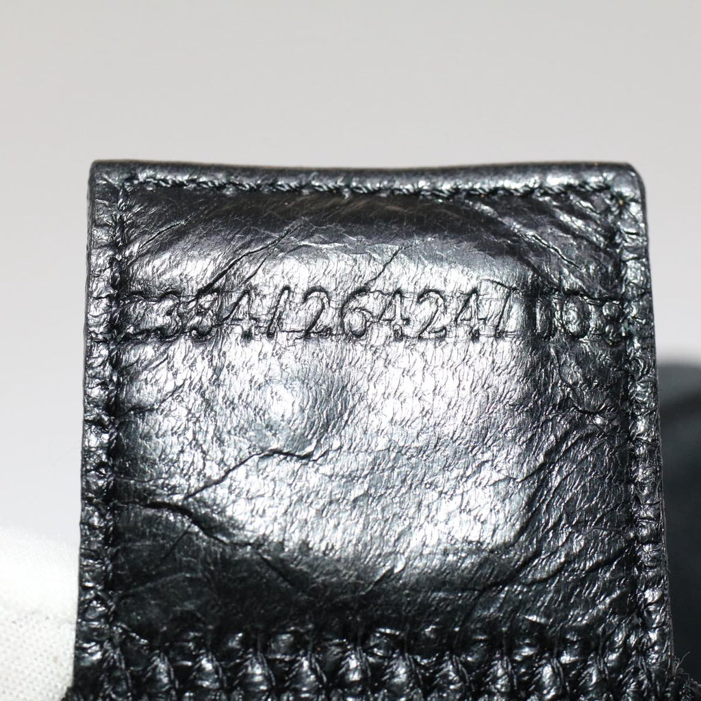 FENDI Mamma Baguette Shoulder Bag Nylon Black 51049