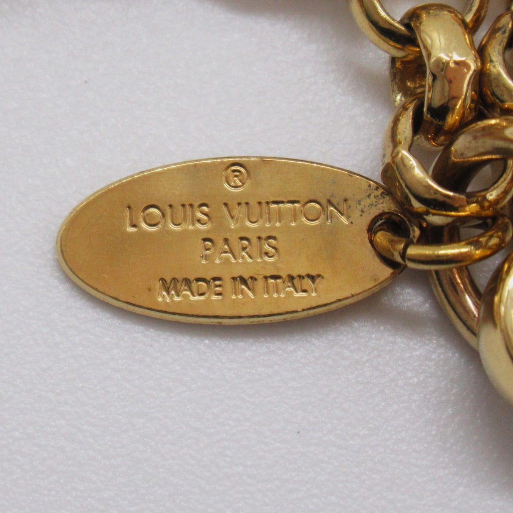 Louis Vuitton Louis Vuitton Bag Charm Fuller Du Monogram Charm Accessoires GP (Gen Mecque)  Gold  Black/Gr M67119