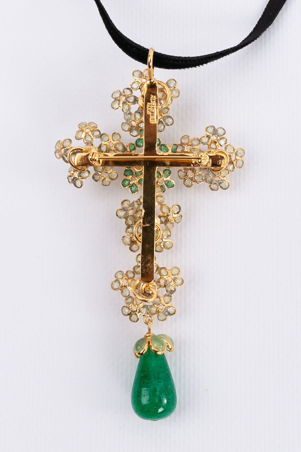 Collier croix Augustine