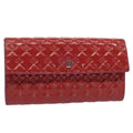 FENDI Long Wallet Patent leather Pink 51304