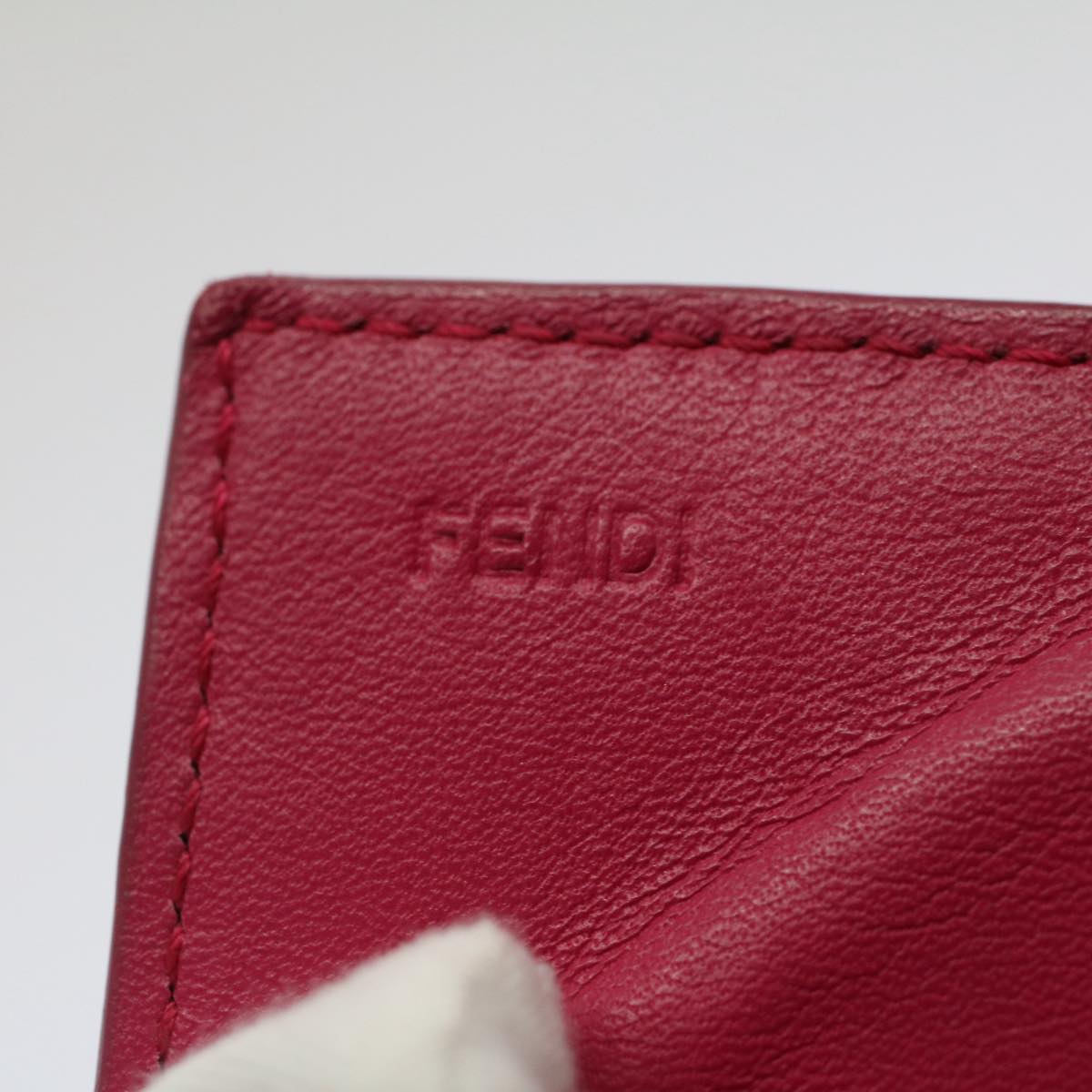 FENDI Long Wallet Patent leather Pink 51304