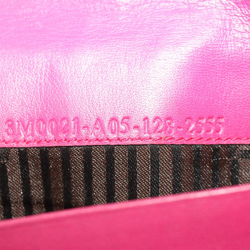 FENDI Long Wallet Patent leather Pink 51304