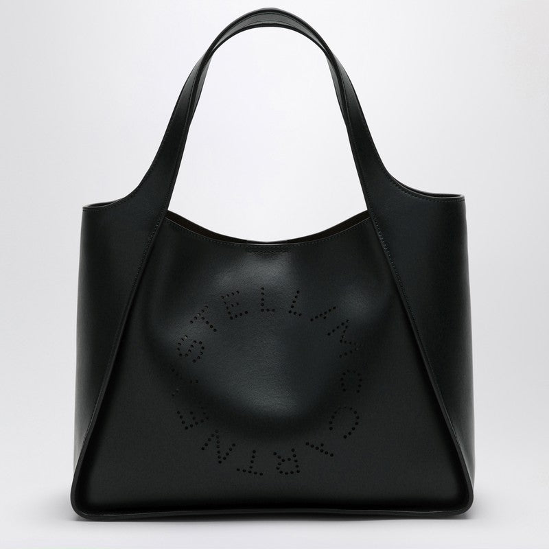 Stella Mccartney Dark Green Medium Stella Logo Bag Women