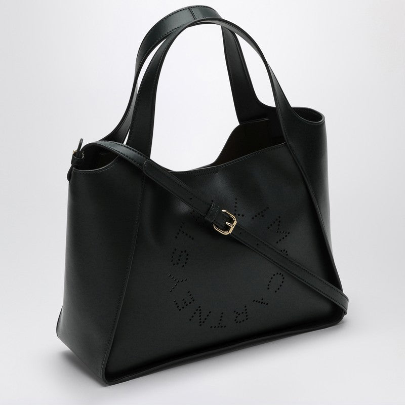 Stella Mccartney Dark Green Medium Stella Logo Bag Women