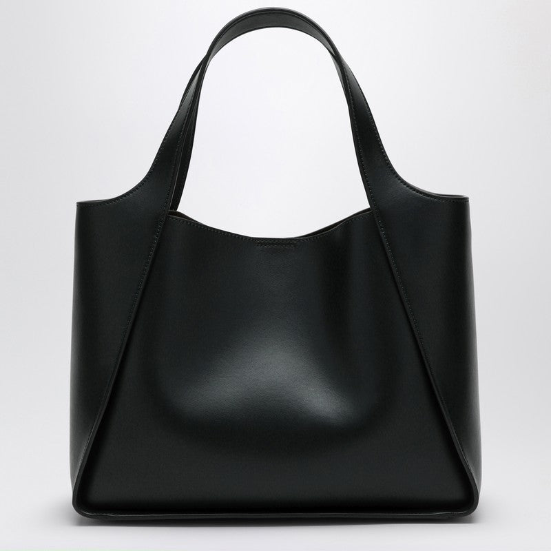 Stella Mccartney Dark Green Medium Stella Logo Bag Women