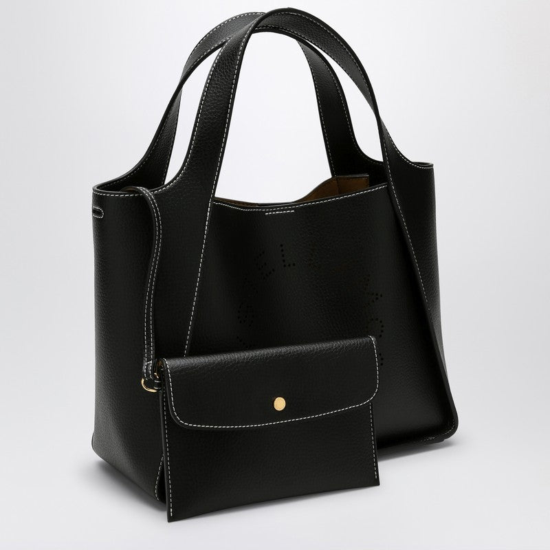 Stella Mccartney Stella Logo Black Shoulder Bag Women