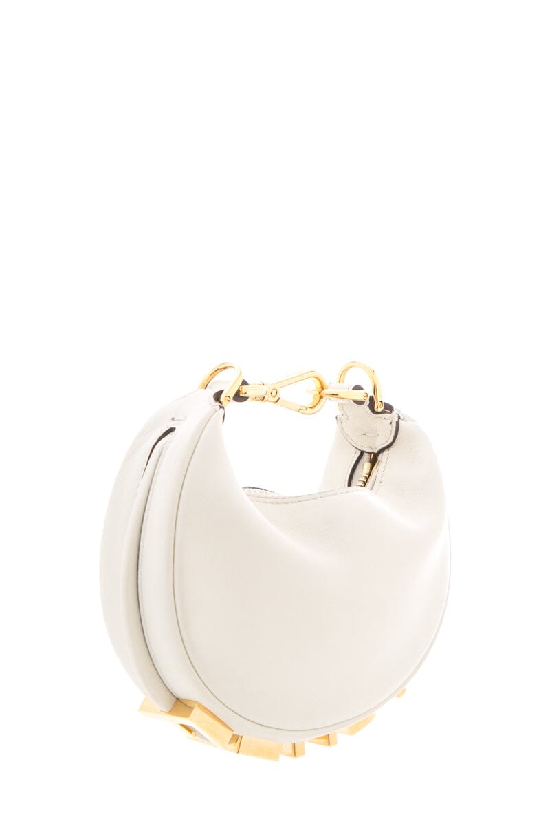 Fendi Cream Nano Fendigraphy Handbag