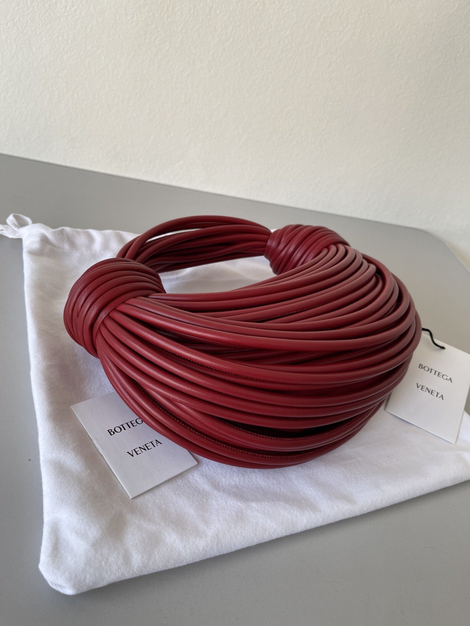 GLAMI Double Knot Red, For Women, Bags 9.8in/25cm