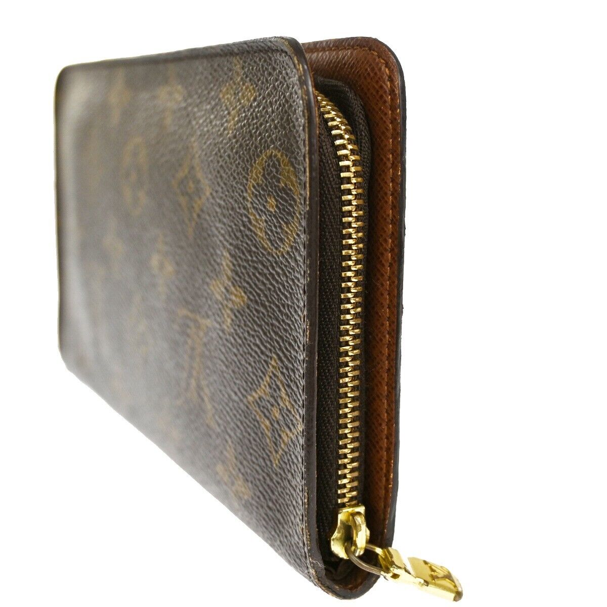 Louis Vuitton Porte Monnaie Zippy  Canvas Wallet  ()